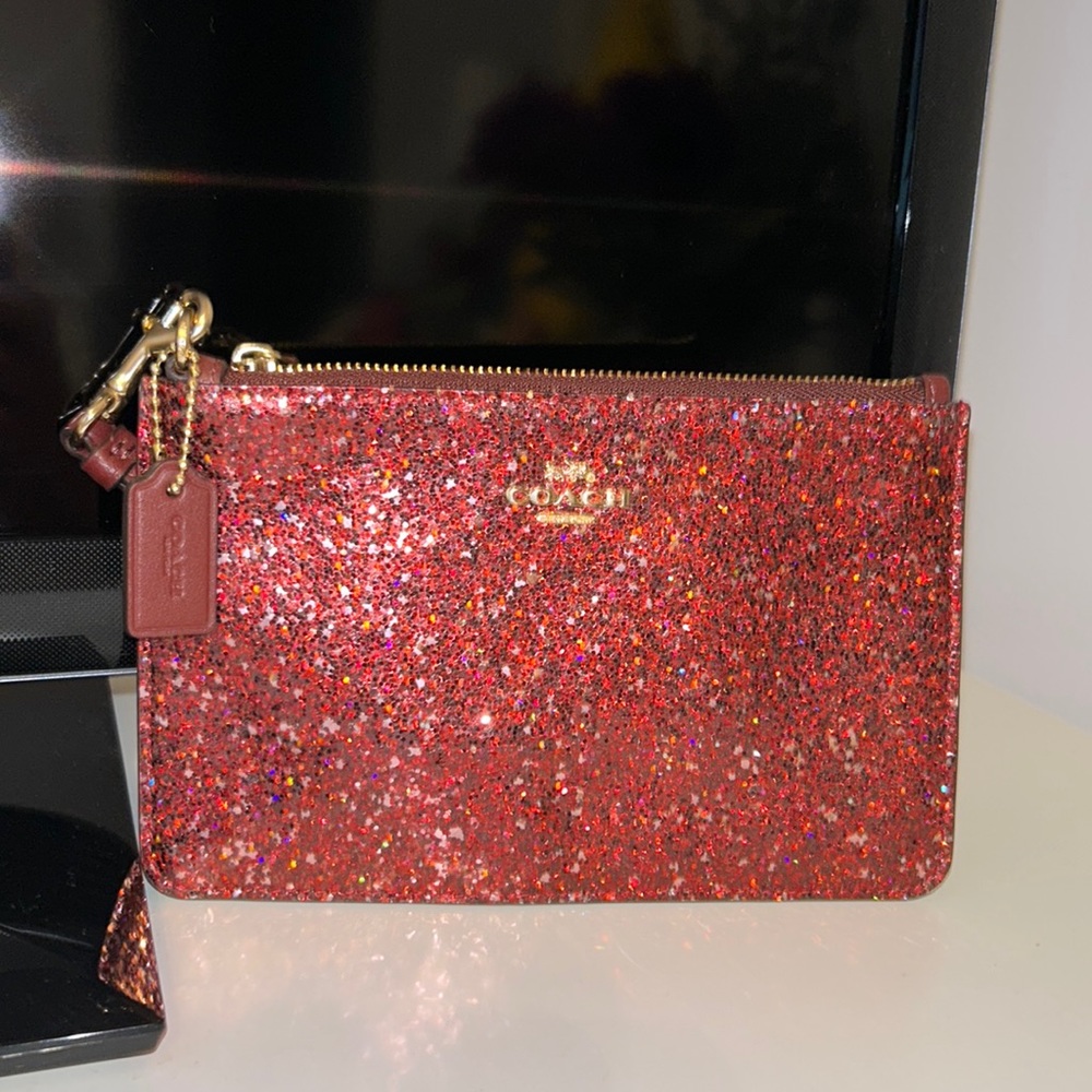 Coach sparkly wallet/ wristlets